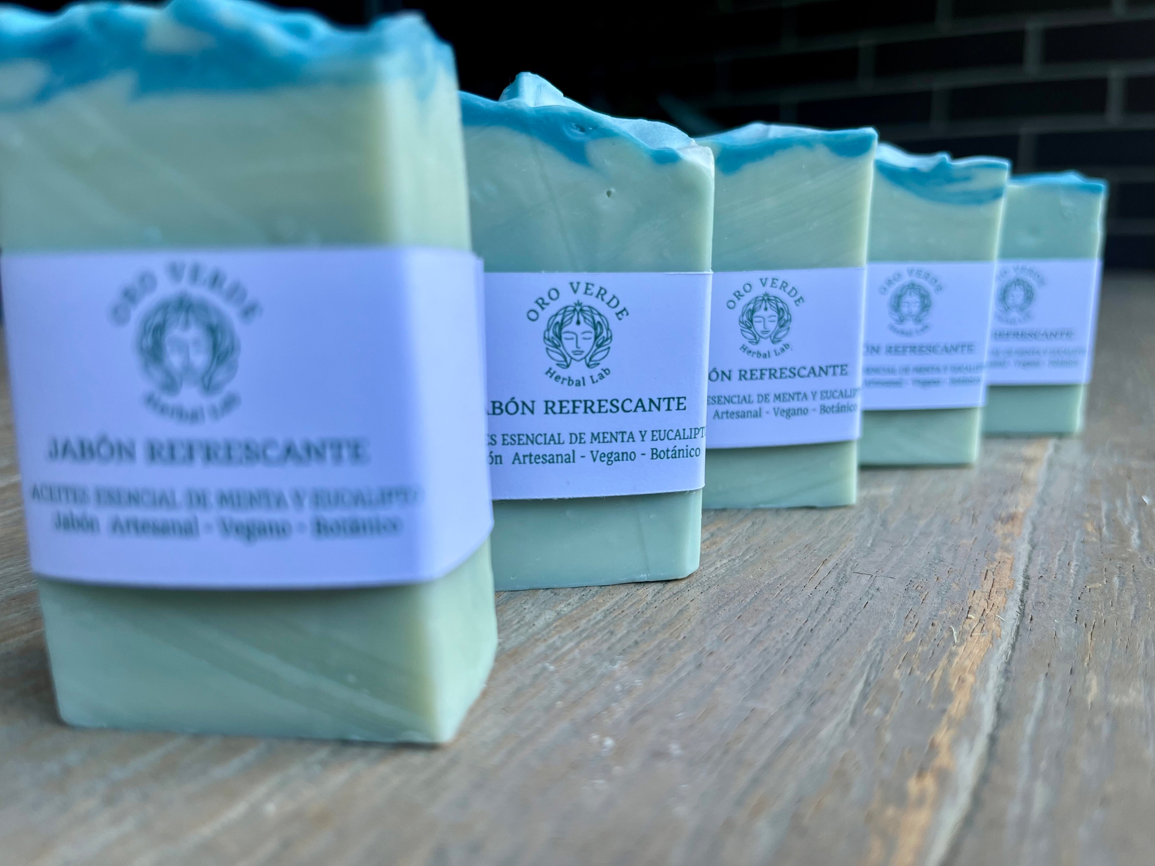 Jabón refrescante de menta y eucalipto