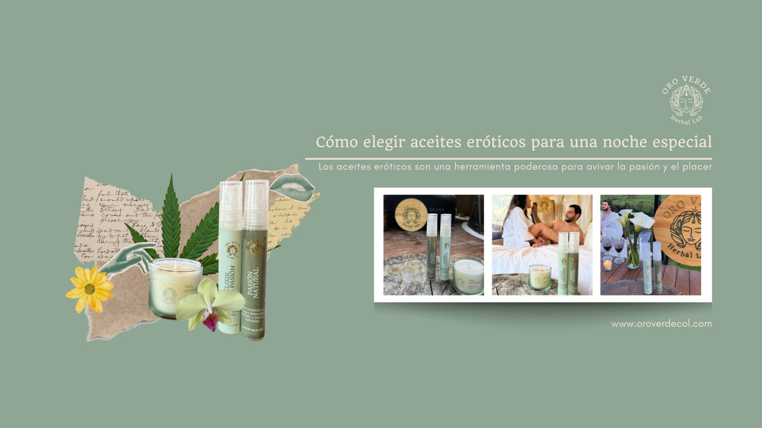 Cómo elegir aceites eróticos para una noche especial - Oro Verde Herbal Lab